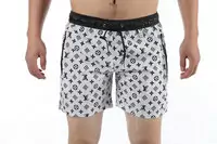 louis vuitton pantalon de plage 2013 populaire shorts hommes lv france black white